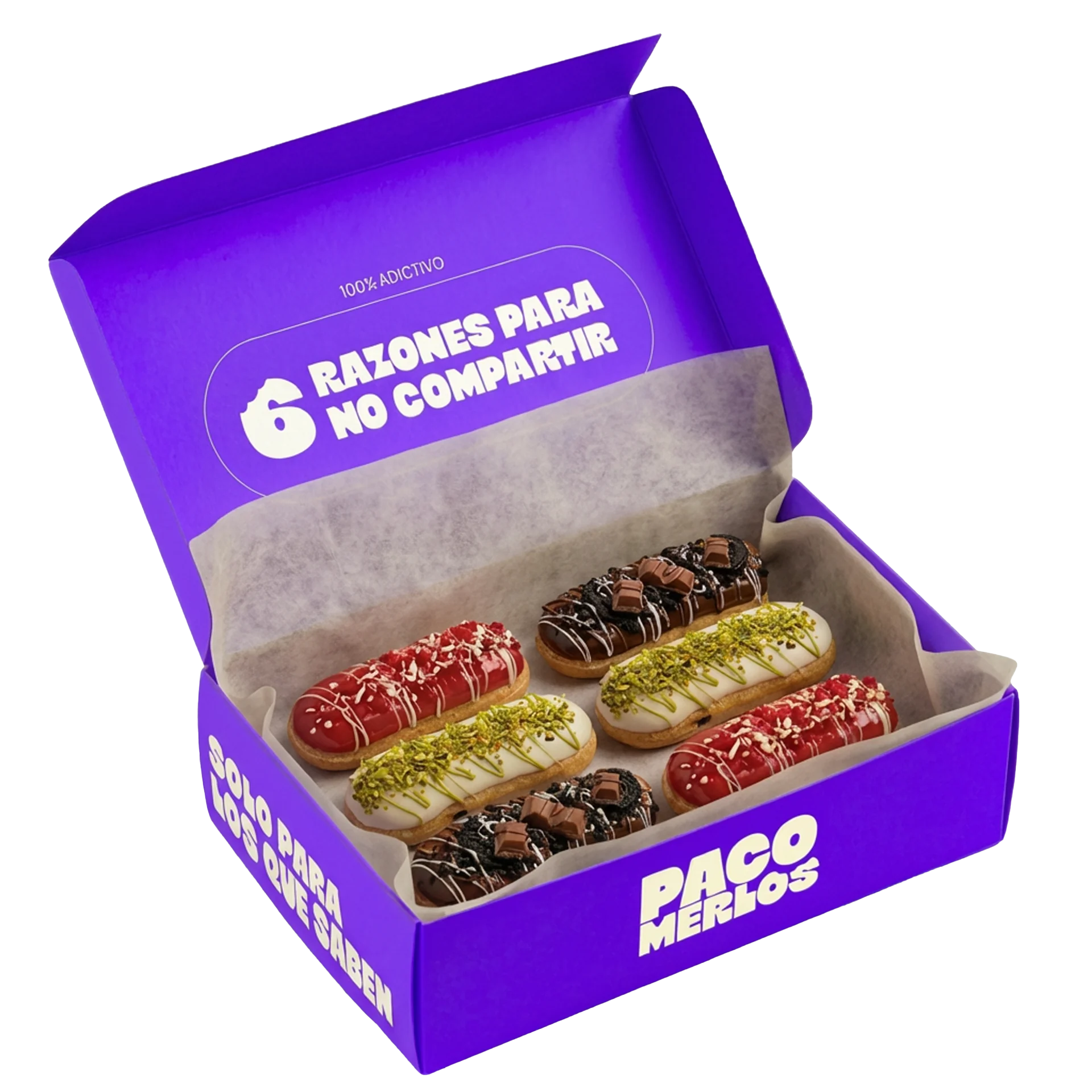 Caja 6 Pack de Paquitos Artesanales Paco Merlos Madrid